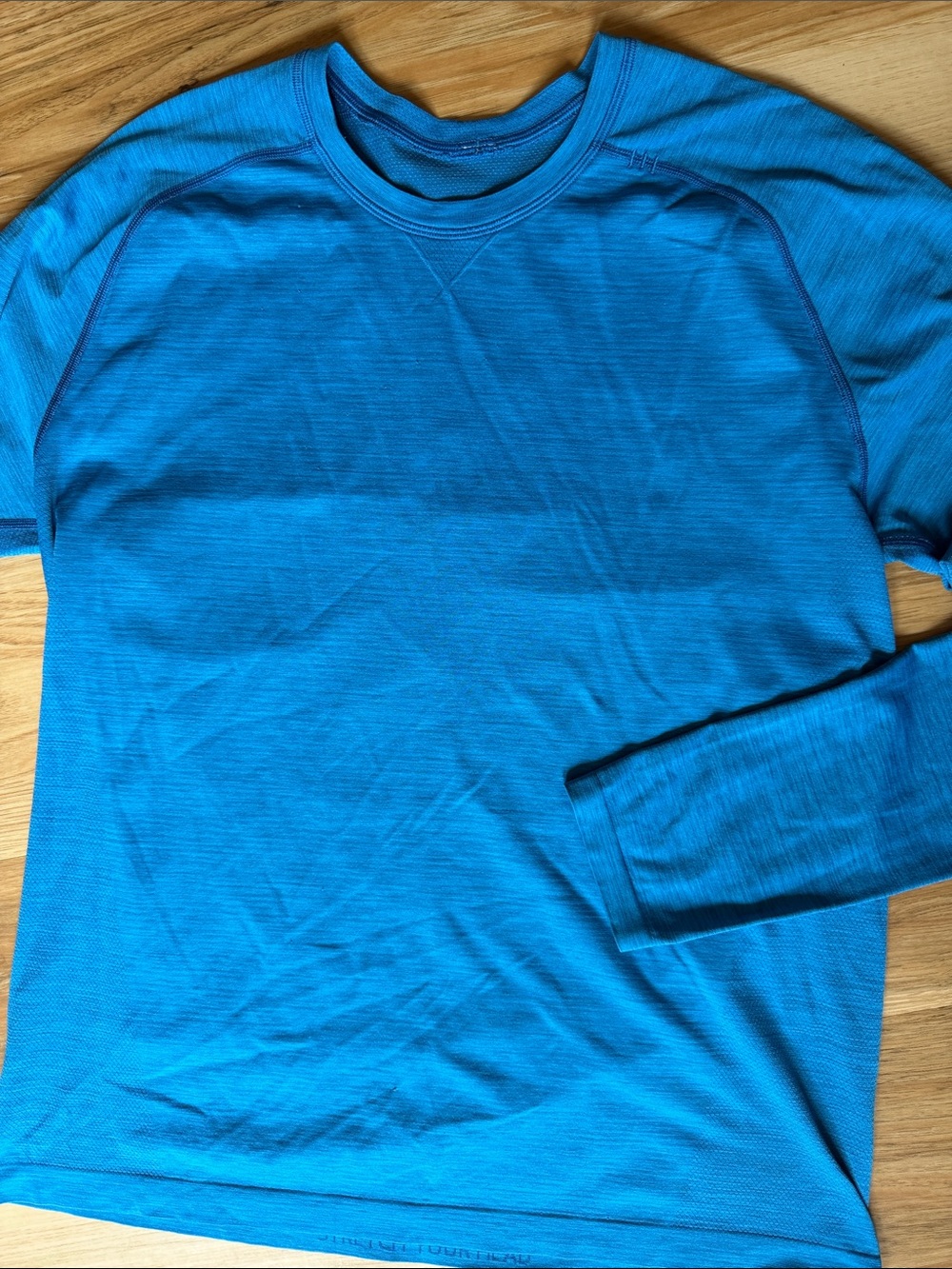 Lululemon Men's Blue Crewneck Performance Shirt